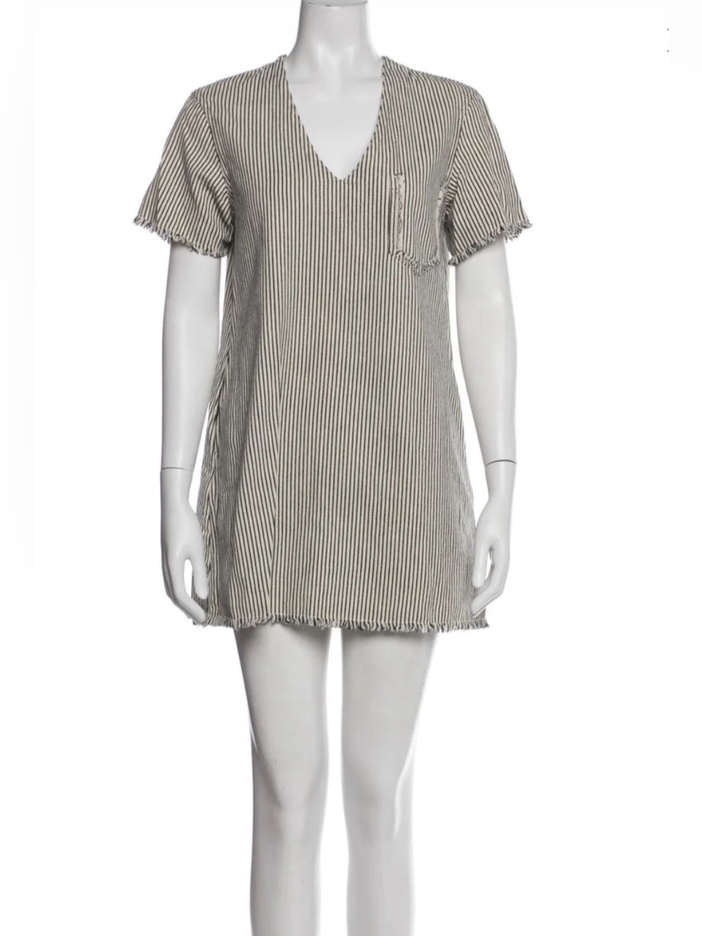 T Alexander Wang Striped Mini Dress